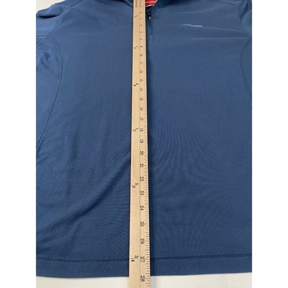 Craghoppers Long Sleeve ¼ Zip Pullover Men’s XXL Blue Insect Shield Stretch UK - Picture 12 of 16